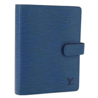 Louis Vuitton Pre-owned Accessories, female, Blue, Size: ONE SIZE Pre-owned Day Planner Cover