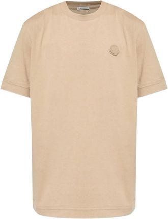 Moncler T-shirt con applicazione - Toni neutri