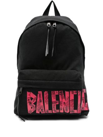 Balenciaga logo-print backpack - men - ECONYL - OS - Black