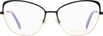 Emilio Pucci EP5188 Slim Butterfly Eyeglasses - Gold