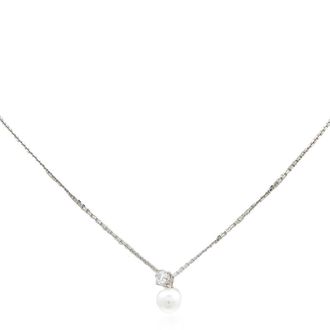 Swarovski Matrix Pendant Pendant Rhodium Shiny White