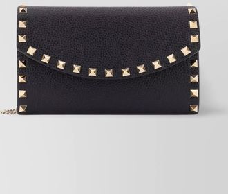 Valentino Garavani rockstud leather crossbody bag with chain strap