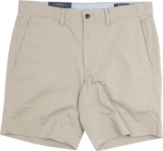 Polo Ralph Lauren Bedford Straight-Fit Chino Short - Heren - Korte Broeken - Beige - W33 - Katoen - Korte Broeken