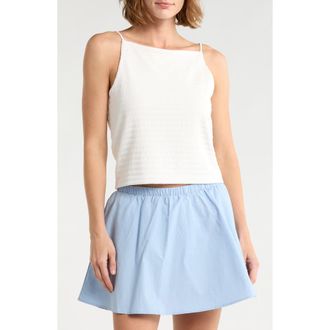 Current Elliott Ribbed Knit Camisole in Ivory at Nordstrom Rack, Size Medium