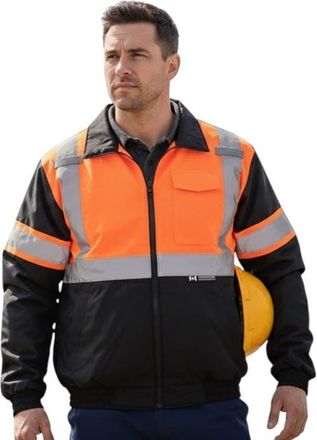 Canada Weather Gear Mens Hi-Visibility Work Jacket in Orange at Nordstrom, Size Xx-Large