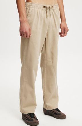 Cotton On Mens Baggy Casual Pant in Light Camel at Nordstrom, Size X-Small