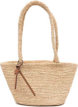 Maneb&igrave; medium Panier tote bag - Neutrals