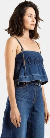sacai Tops, Dames, Blauw, S, Truien