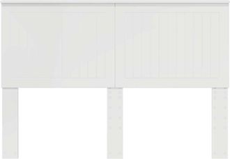 vidaXL Cabecero Con Cabecera Brillante 140 Cm Madera Contrachapada Vidaxl