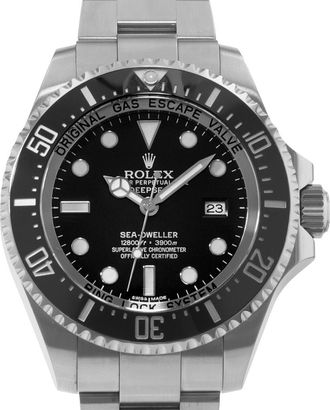 Rolex Pre-owned Rolex Sea-Dweller Deepsea Automatic Chronometer Black Dial Mens Watch 116660 BKSO