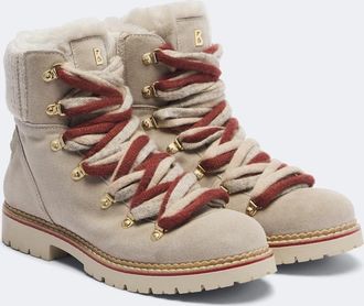 Bogner Andermatt shearling-lined suede ankle boots