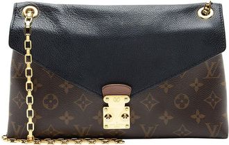 Louis Vuitton Black Monogram Canvas Pallas Chain (Authentic Pre-Loved)