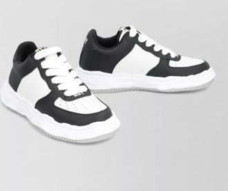Miharayasuhiro leather low-top sneakers