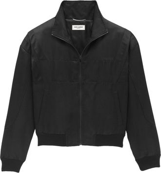 ジャケット Saint Laurent Woolblend bomber jacket Saint Laurent Wool Blend Bomber Jacket (Coats and Jackets