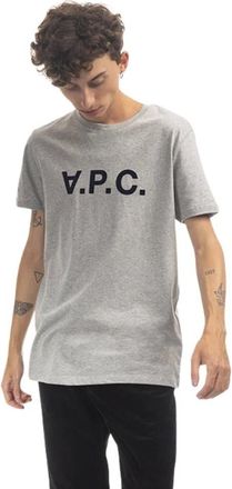 A.P.C. T-Shirt VPC - Heren - T-shirts - Grijs - S - Katoen - Tops
