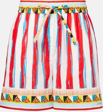 Dolce & Gabbana Shorts in cotone con fantasia