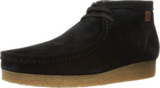 Clarks Shacre Wallabee Boot, mens Chukka, Black (Black Suede), 6 UK (39.5 EU)