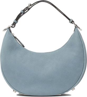 Fendi Shoulder Bags, female, Blue, Size: ONE SIZE Fendigraphy Small