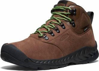 Keen Mens Nxis Explorer Mid Wp Boot In Bison/campsite