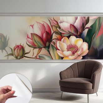 Tulup Carta Da Parati Autoadesiva - Fotomurale Adesivo - Design Elegante - Stile Moderno - Mazzo Di Fiori 250x104 Cm
