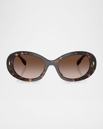 Tory Burch TY7214U Oval Sunglasses