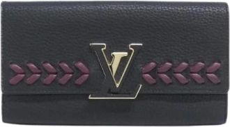 Louis Vuitton Pre-owned Wallets, female, Black, Size: ONE SIZE Pre-owned Vintage Wallet