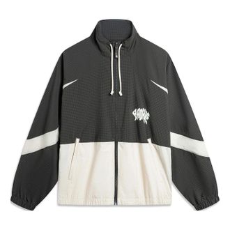 Li-Ning BadFive Graphic Jacket Grey White AFDU419-6