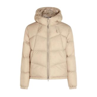 K-Way Quill Thermo Light Ripstop Jacket - Heren - Gewatteerde jassen - Beige - M - Polyester - Jassen