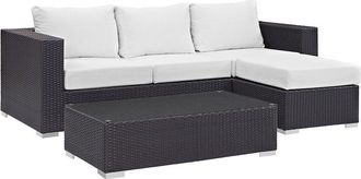 ModWay Convene 3-Piece Outdoor Patio Sofa Set