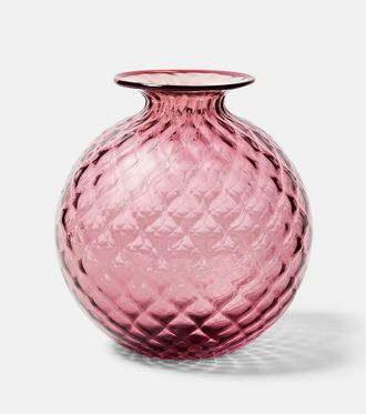 VENINI Vaso Monofiori Balloton Large in vetro di Murano