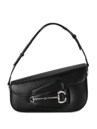 Gucci horsebit-detail shoulder bag - Black