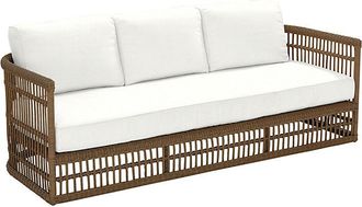 Ballard Designs Suzanne Kasler Harbour Sofa 4-Piece Replacement Cushion Set - Canvas White - Ballard Designs