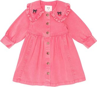 Huxbaby Vintage Cherry Collar Dress in Washed Cherry at Nordstrom, Size 6-12M Au