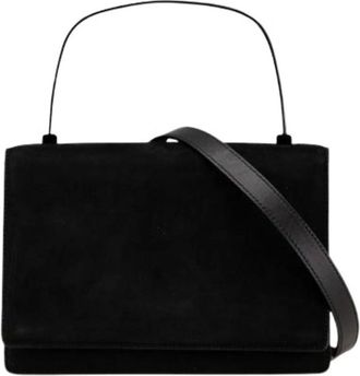 Ferragamo Pre-owned Handbags, female, Black, Size: ONE SIZE Pre-owned Leather Handbag