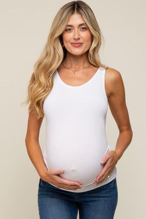 Pinkblush Basic Seamless Tank in White at Nordstrom, Size Small