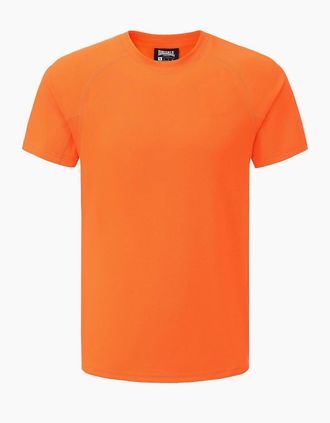 Lonsdale Mens Mens Neckline T-Shirts - Orange - Size: 36