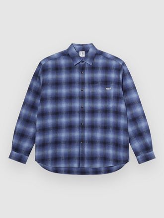 Polar Skate Co. Mitchell Shadow Check Hemd blau