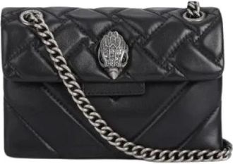 Kurt Geiger Mini Kensington Bag - Dames - Schoudertassen - Zwart - ONE Size - Leer - Tassen