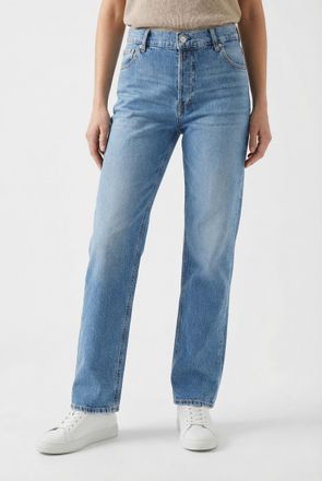 Replay Boyfriend-Jeans REPLAY Jaylie, Damen, Gr. 25, L&auml;nge 32, medium blau, Denim/Jeans, Obermaterial: 99% Baumwolle, 1% Elasthan, straight fit lang, Jeans B