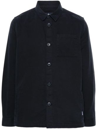 Barbour Camicia con logo - Blu