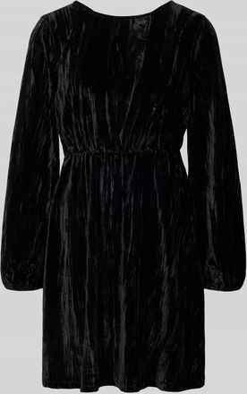 Tom Tailor Denim Minikleid aus Samt in Black, Größe S