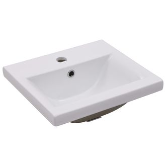vidaXL Vidaxl Lavabo Empotrado 42 X 39 X 18 Cm Cer&aacute;mica Blanco