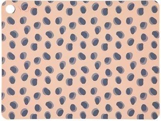OYOY Placemat Leopard Dots - Set of 2 in Camel at Nordstrom