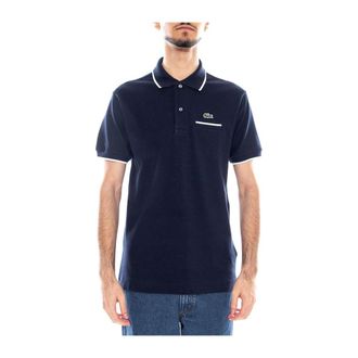 Lacoste Heren, Tops, Blauw, Maat: S Katoen