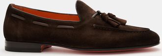 Santoni Men - Tassel loafers Carlos dark brown