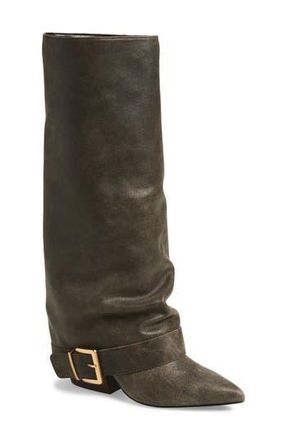 Steve Madden Illuzion Boot in Brown Distressed at Nordstrom Rack, Size 10