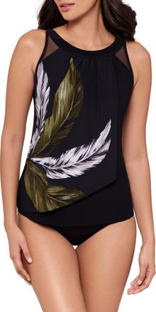Miraclesuit Boca Grande Ursula One-Piece Swimsuit in Black/Multi at Nordstrom, Size 10