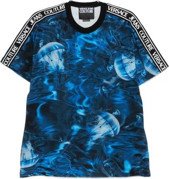 Versace Jeans Couture T-Shirts - Heren - T-shirts - Blauw - M - Tops