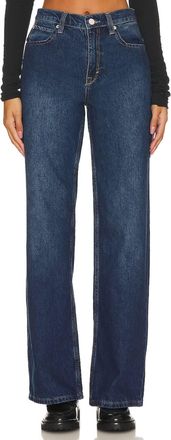 Free People Tinsley Baggy High-Rise Jeans In Dark Romance