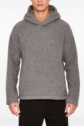 Orlebar Brown Vetle Hoodie Jacket In Grey Melange